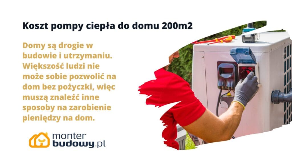 Koszt pompy ciepła do domu 200m2