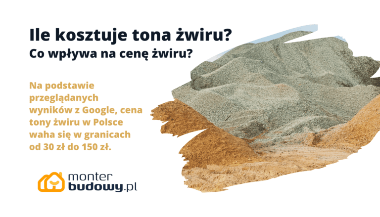 Ile kosztuje tona żwiru