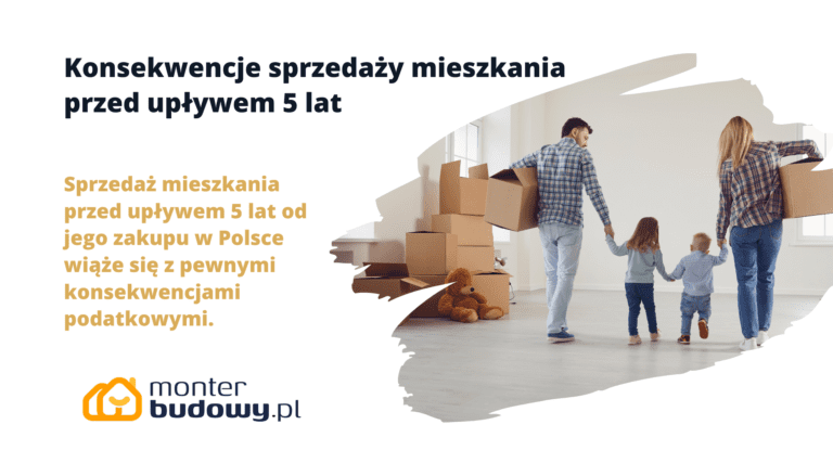 Konsekwencje sprzedaży mieszkania przed upływem 5 lat