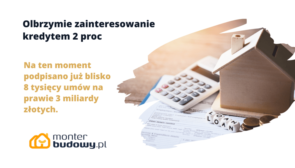 Olbrzymie zainteresowanie kredytem 2 proc