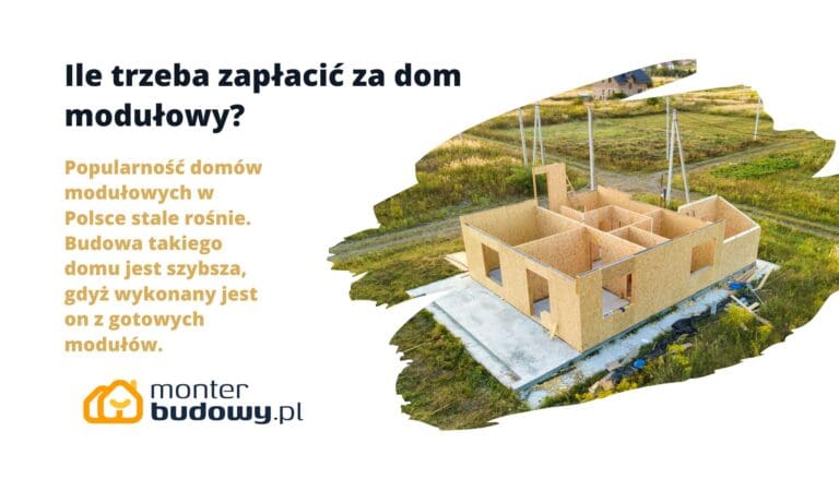 Popularność domów modułowych w Polsce stale rośnie. Budowa takiego domu jest szybsza, gdyż wykonany jest on z gotowych modułów.