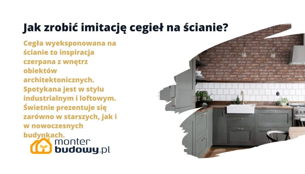 Jak zrobić imitację cegieł na ścianie