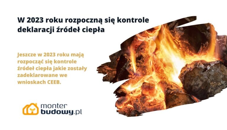 W 2023 roku rozpoczną się kontrole deklaracji źródeł ciepła