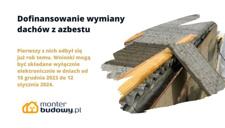 Dofinansowanie wymiany dachów z azbestu