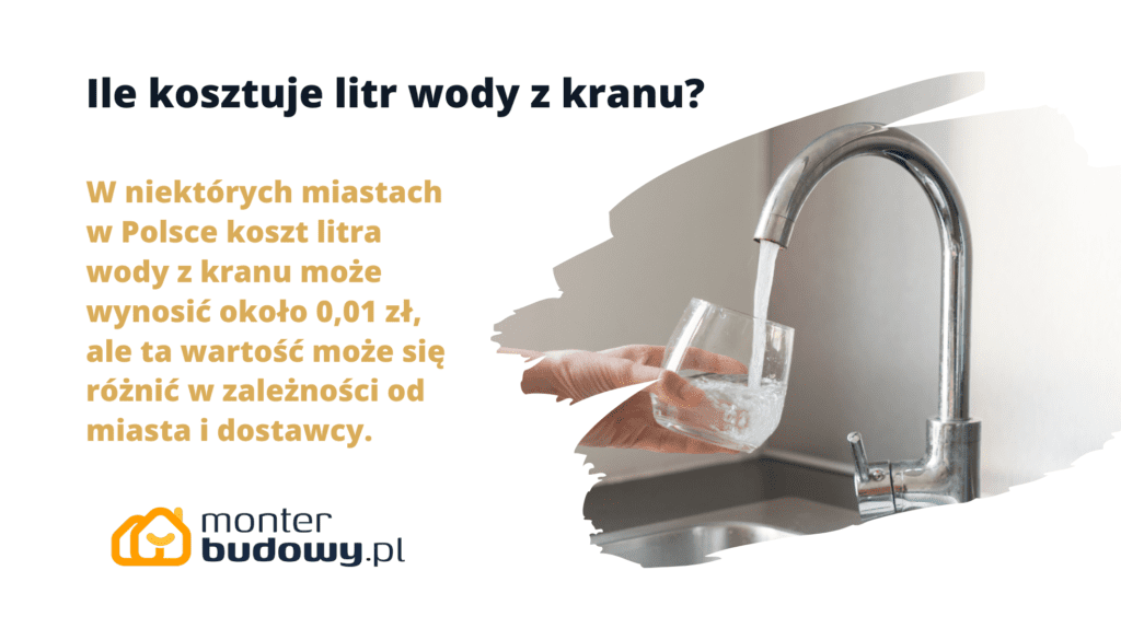 Ile kosztuje litr wody z kranu
