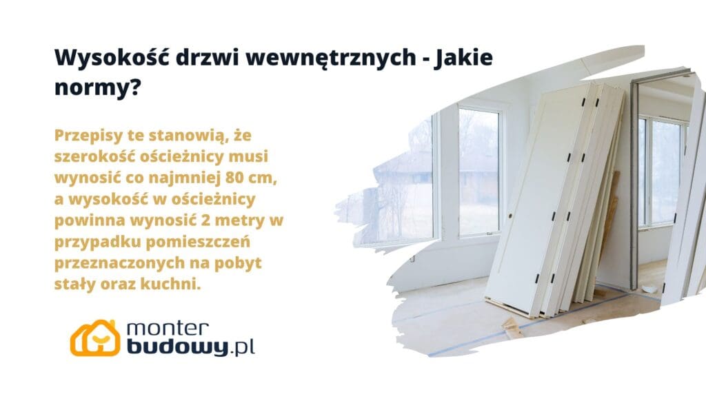 Wysokość drzwi wewnętrznych - Jakie normy