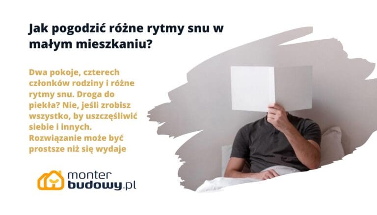 Jak pogodzić różne rytmy snu w małym mieszkaniu