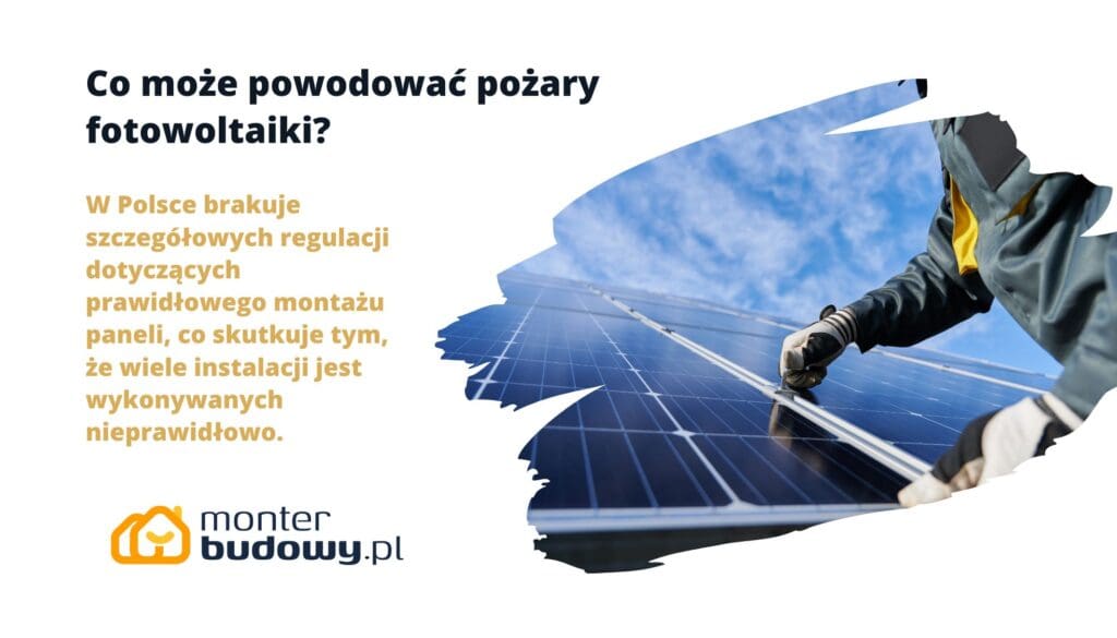 Co może powodować pożary fotowoltaiki